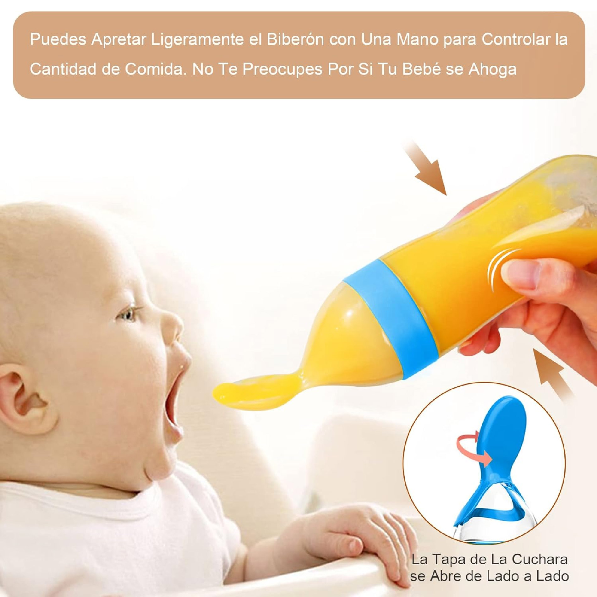 Miniatura 2 de Biberón Alimentador Cuchara Dosificadora